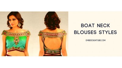 Boat neck best sale back design